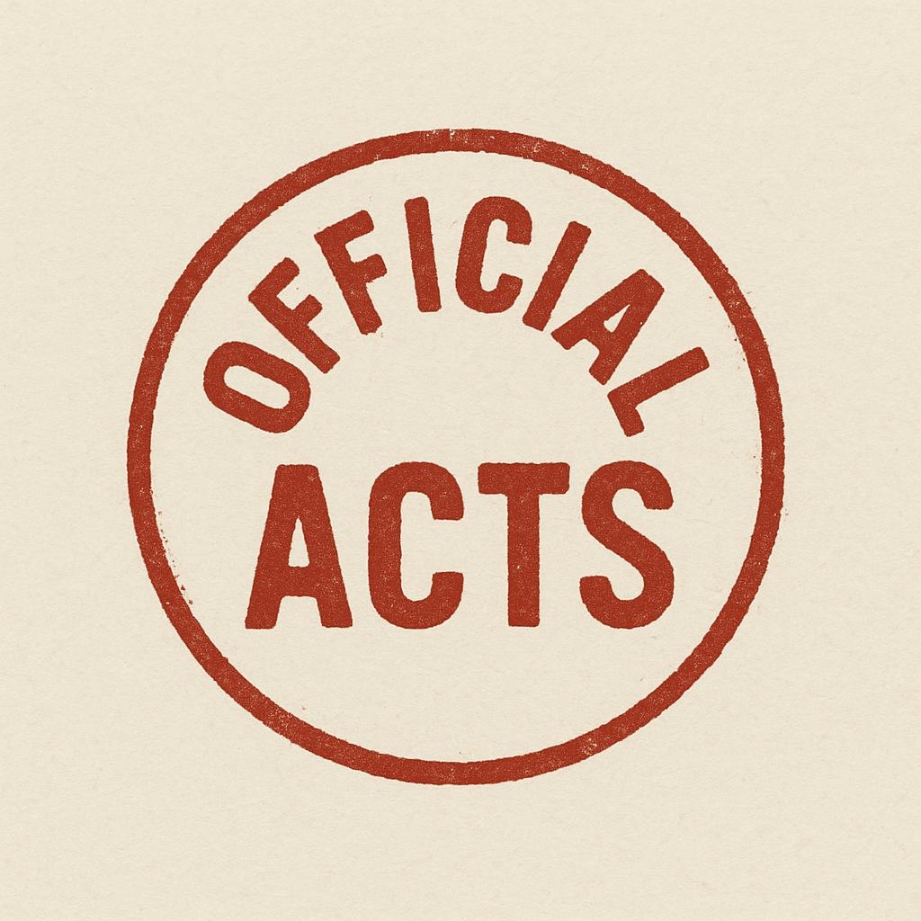 Official Acts
